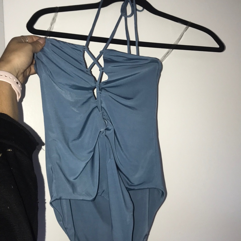 💎BLUE ONE PIECE (double as a body suit)💎
